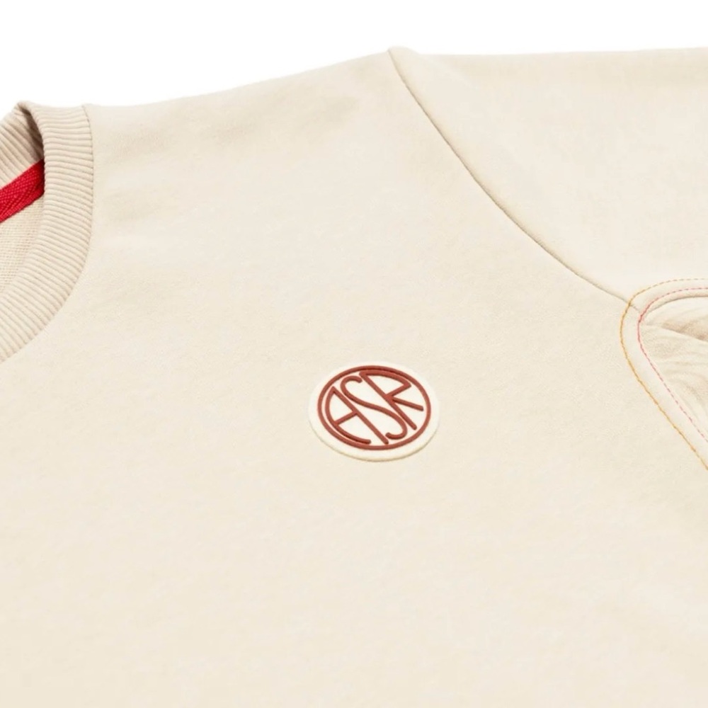 AS Roma Beige Crew Neck Sweater - Picture 3 of 7